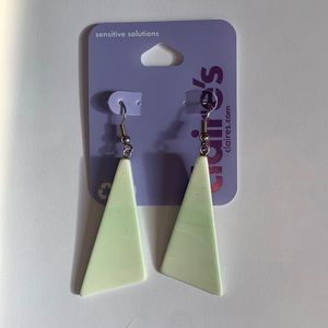 Geometric dangly earrings